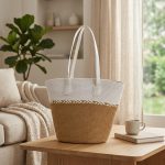 2026 Coordinated Straw Vacation Set - Wide Brim Breathable Sun Hat & Large Capacity Tote - All-Match Summer Travel Duo - Image 4