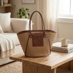 Travel Vacation Straw Tote - New Fashion Oversized Woven Handbag - Large Capacity Beach Bag - Minimalist Summer Market Bag - Image 6
