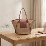 Travel Vacation Straw Tote - New Fashion Oversized Woven Handbag - Large Capacity Beach Bag - Minimalist Summer Market Bag - Image 2