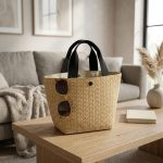 Chic Retro Straw Crossbody Bag - 2025 Summer Beach Vacation Satchel - Pastoral Style Woven Shoulder Bag for Women - Trendy Seaside Purse - Image 5