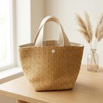 Chic Retro Straw Crossbody Bag - 2025 Summer Beach Vacation Satchel - Pastoral Style Woven Shoulder Bag for Women - Trendy Seaside Purse
