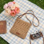Adjustable Straw Crossbody Bag - Summer Beach Phone Purse - Minimalist Woven Shoulder Bag for Women - Trendy Travel Mini Bag & Boho Satchel - Image 8