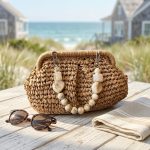 Hand-Woven Luxury Handbag - Minimalist Chic Shoulder Purse - Trendy Light Luxury Summer Bag - Image 7