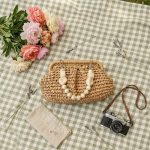 Hand-Woven Luxury Handbag - Minimalist Chic Shoulder Purse - Trendy Light Luxury Summer Bag - Image 6
