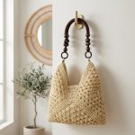 Handmade Fashionable Woven Straw Shoulder Bag - Versatile Boho Summer Beach Purse - Artistic Hollow-Out Tote for Women - Image 3