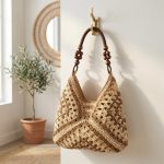 Handmade Fashionable Woven Straw Shoulder Bag - Versatile Boho Summer Beach Purse - Artistic Hollow-Out Tote for Women - Image 6