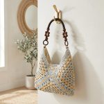 Handmade Fashionable Woven Straw Shoulder Bag - Versatile Boho Summer Beach Purse - Artistic Hollow-Out Tote for Women - Image 9