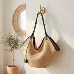 French Style Straw Tote Bag - Large Capacity Woven Summer Vacation Bag Elegant Shoulder Beach Tote - Chic Summer Purse - Image 4