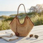 French Style Straw Tote Bag - Large Capacity Woven Summer Vacation Bag Elegant Shoulder Beach Tote - Chic Summer Purse - Image 8