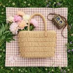 French Style Tassel Straw Handbag - Handmade Pastoral Summer Tote - 2026 New Woven Beach Bag - Elegant Boho Vacation Purse - Image 6