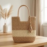 High-End Straw Tote - Large Capacity Handwoven Beach Bag - Personalized Luxury Shoulder Bag - Artisanal Summer Vacation Carryall