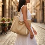 Straw Tote - Spring New Commuter Shoulder Bag - Large Capacity Woven Beach Bag - Minimalist - Image 10