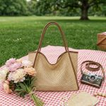 Straw Tote - Spring New Commuter Shoulder Bag - Large Capacity Woven Beach Bag - Minimalist - Image 9
