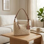 Casual Moment Woven Tote - 2026 Summer Underarm Bag - Lazy Style Commuting Handbag - Versatile Beach Crossbody - Image 3