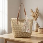 All-Match Summer Straw Tote - 2026 Large Capacity Shoulder Bag - New Seaside Vacation Woven Bag - Chic Minimalist Beach Tote - Image 5