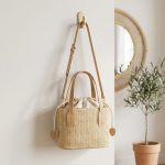 New Contrast Woven Food Basket - Casual Vacation Shoulder Bag - Trendy Contrast Crossbody Purse - Image 4