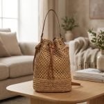 2026 Niche Straw Bucket Bag - New Fashion Summer Woven Bag - Minimalist Beach Shoulder Satchel - Chic Vacation Crossbody