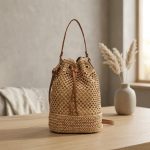 2026 Niche Straw Bucket Bag - New Fashion Summer Woven Bag - Minimalist Beach Shoulder Satchel - Chic Vacation Crossbody - Image 4