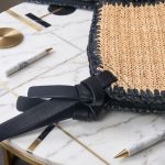 Striped Straw Market Tote - Large Capacity Hand-Woven Vacation Bag - Versatile Multi-Color Striped Shoulder Bag - Chic  Beach Carryall - Image 6