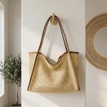 Straw Tote - Spring New Commuter Shoulder Bag - Large Capacity Woven Beach Bag - Minimalist - Image 5
